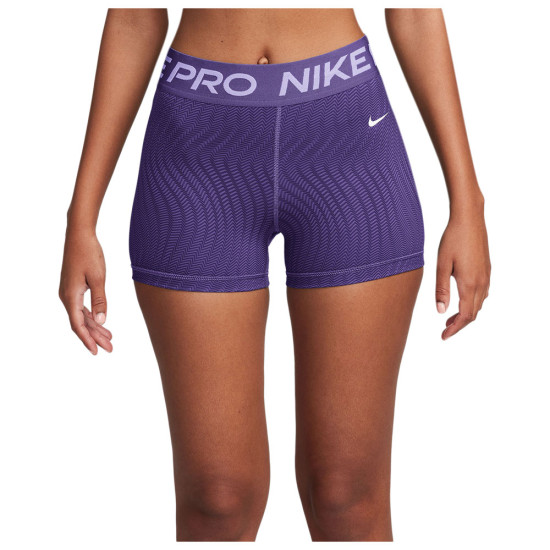 Nike Γυναικείο σορτς-κολάν Pro Dri-FIT Mid-Rise 3'' Printed Shorts